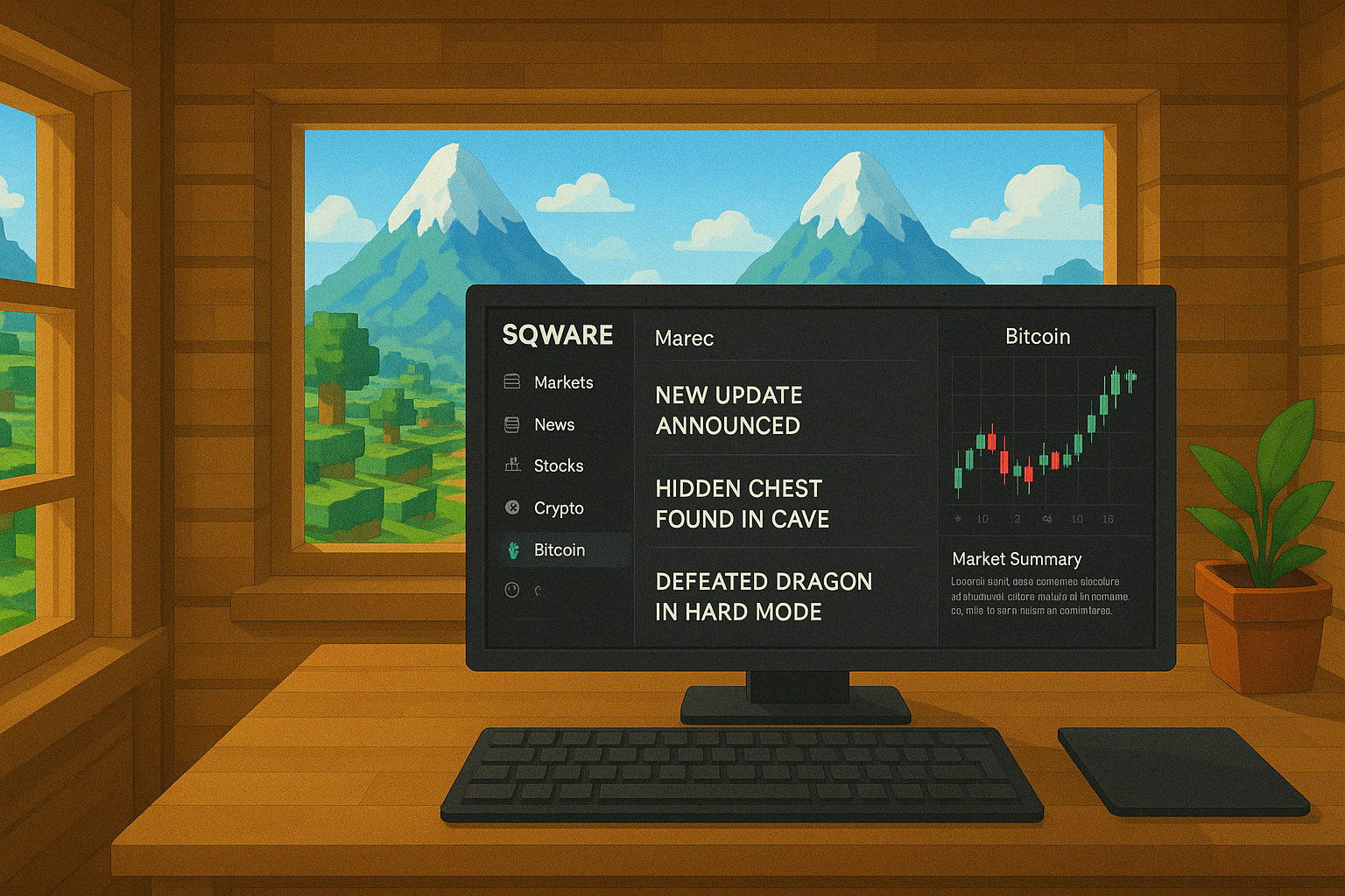 SQWARE Terminal interface screenshot